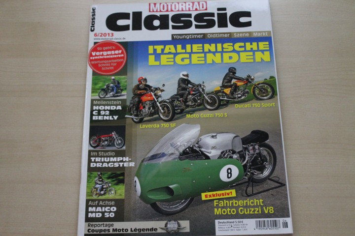 Deckblatt Motorrad Classic (06/2013)